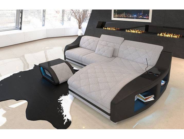 Couch Swing L-Form in Stoff