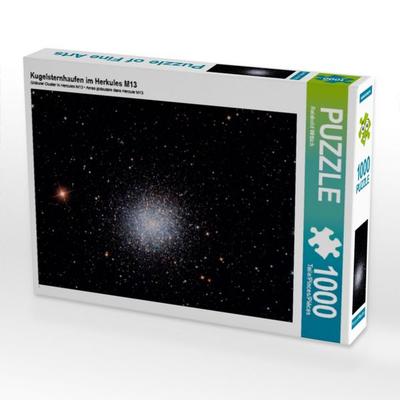 CALVENDO Puzzle Kugelsternhaufen im Herkules M13 1000 Teile Puzzle quer | 1000 Teile Lege-Größe 64 × 48 cm Foto-Puzzle für glückliche Stunden