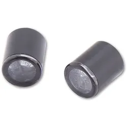 HIGHSIDER pro Proton LED Blinker-Modul Gehäuse Schwarz / Linse Rauchgrau (Paar), Vorn & Hinten