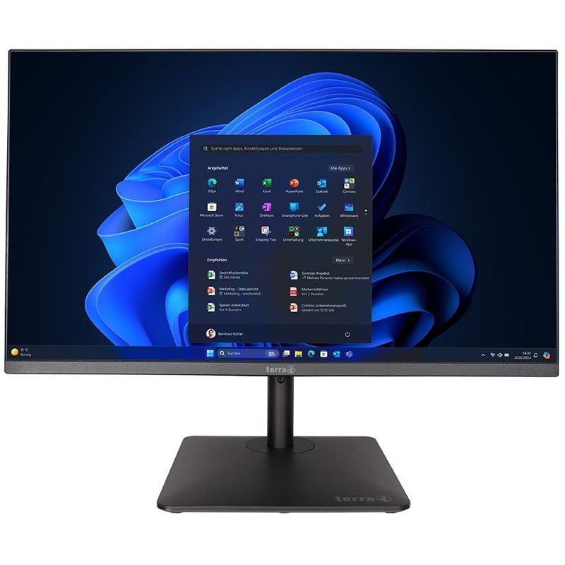 24" (60,96cm) Terra AIO 2401 V2 Core 5 125U, 16GB DDR5, 1TB M2SSD, Intel UHD Graphics, W11