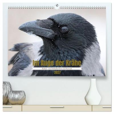 Im Auge der Krähe (hochwertiger Premium Wandkalender 2027 DIN A2 quer), Kunstdruck in Hochglanz