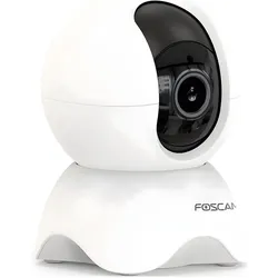 Foscam X5 - Beveiligingscameras - 5 MP - Pan&tilt - Binnencamera - Babyfoon - Persoonsdetectie - Wit (2560 x 1920 Pixels), Netzwerkkamera, Weiss