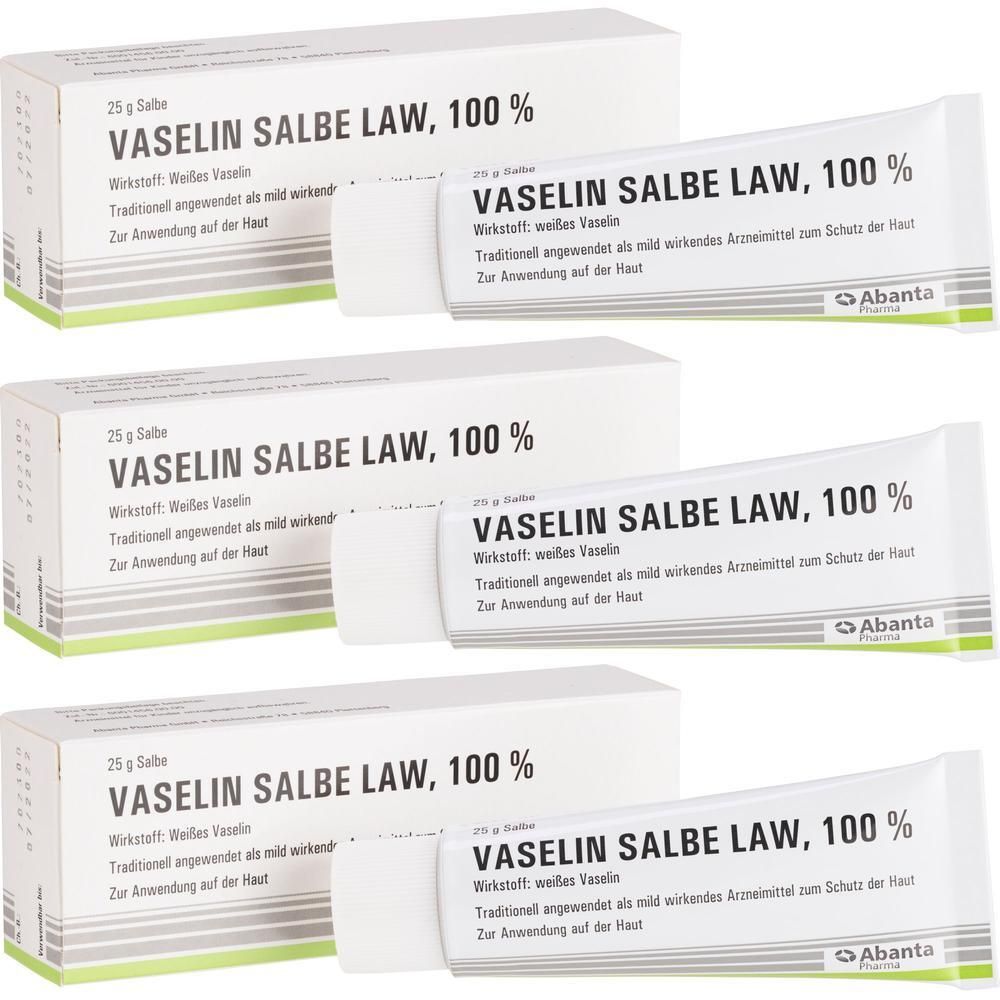 Vaselin Salbe LAW 3x 3x25 g