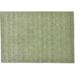 Sansibar Handwebteppich List UNI light green 190 x 290 cm
