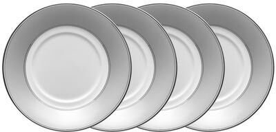 "Noritake Eternal Palace Set of 4 Saucers, 6"""