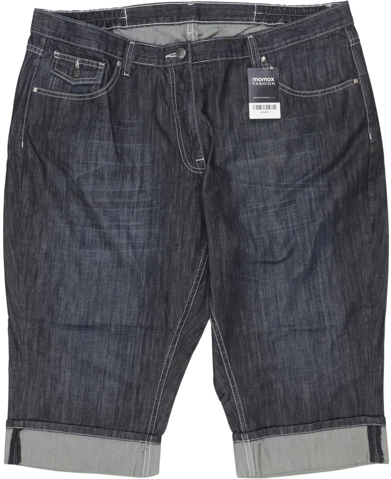 Ulla Popken Damen Jeans, Marineblau, Gr. EU 52, Baumwolle - Second Hand