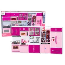 Lean Toys Küchenmöbel für Puppen mit Zubehör