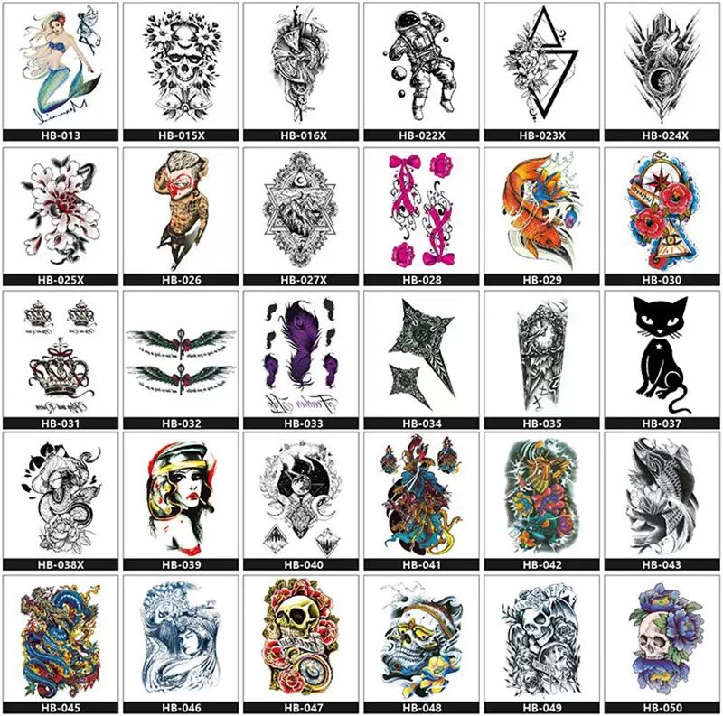 INF Manchon de tatouage temporaire attrape-rêves, grands autocollants de tatouage de bras 1