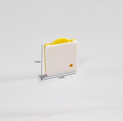 Modern Mode Marketplace Slim Gear Fidget Toy 3D Printed Desk Fidget For Stress Relief gear yellow White