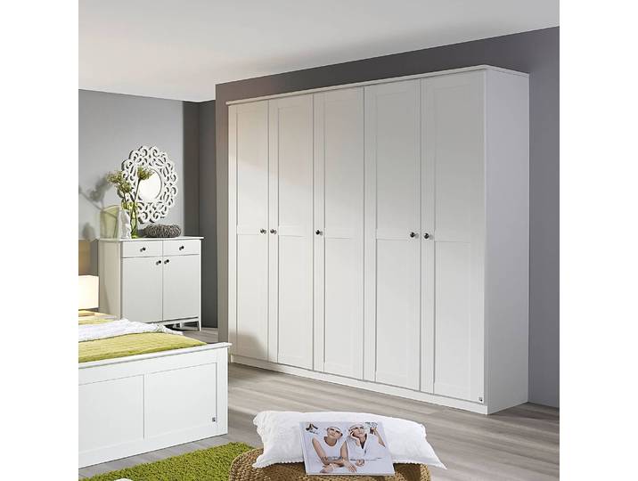 Armoire 226cm Blanc/Blanc alpin