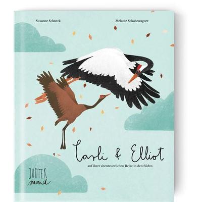 Carli und Elliot auf ihrer abenteuerlichen Reise in den Süden, Gebundene Ausgabe von Susanne Schneck, Jupitermond Verlag, 978-3-949239-13-7