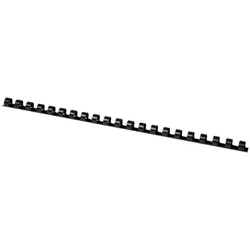 Spiralbinderücken, 10mm, 21 Ringe, 100 Stück, schwarz Q-CONNECT KF24020