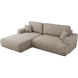 ECKSOFA OVO L Beige Struktur - Links Seite