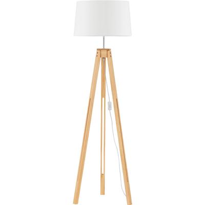 NOVA LUCE Stehlampe "LE ROY", braun, 1, Ø 50cm H: 145cm, 1 Stk., Leuchten, Stehlampe