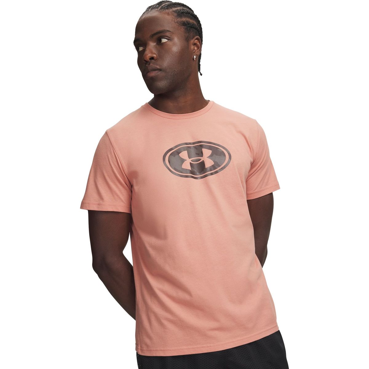 Under Armour Lockertag Print SS pink peppercorn (696) M 6013595-696-MD