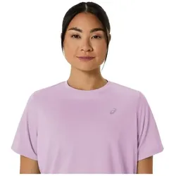 ASICS, Damen, Sportshirt, CORE SS TOP Lady (S), Violett, Schwarz