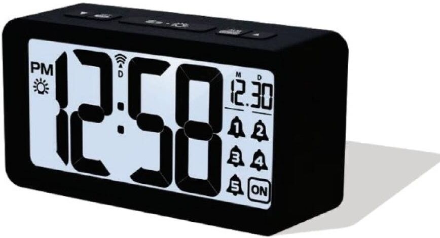 Funkwecker TECHNOLINE "WT 496", schwarz, Wecker, Funkwecker schwarz Einheitsgröße