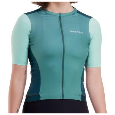 PEPPERMINT - Women's Signature Jersey - Radtrikot Gr S türkis