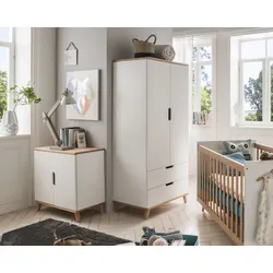 INFANSKIDS »Infanscolor« Kinderzimmer Kleiderschrank weiß weiß / 3-Türig