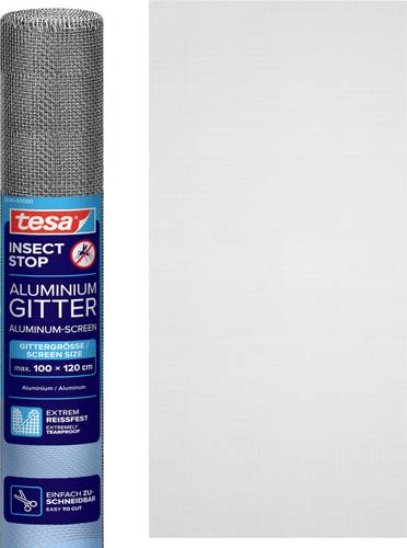 TESA 55141-00-01 Insect Stop Aluminium Ersatrolle Fliegengitter Ersatzrolle Passend für Marke (Tiervertreiber) Tesa Fliegengitter