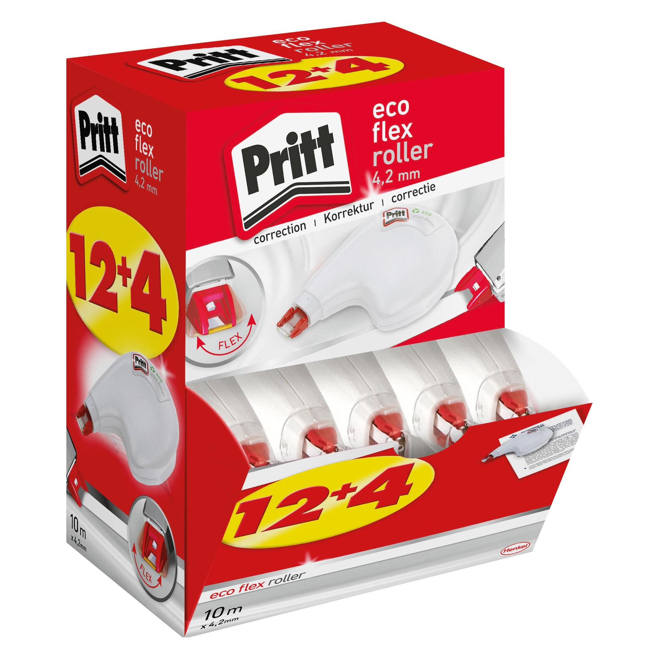 Henkel Korrektur Einweg Roller ECOFlex, 4,2mm, Sideway à 16Stk (9H PRKEM)