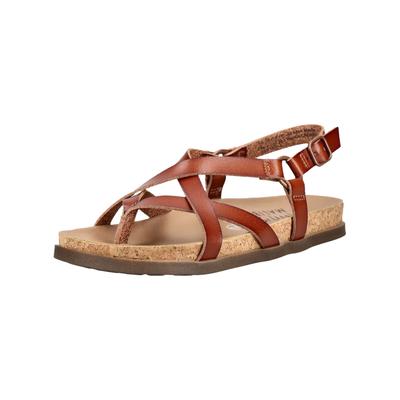 Zehentrenner BLOWFISH "Blowfish Sandalen Lederimitat", Damen, Gr. 40, braun, Lederimitat, Schuhe Zehentrenner