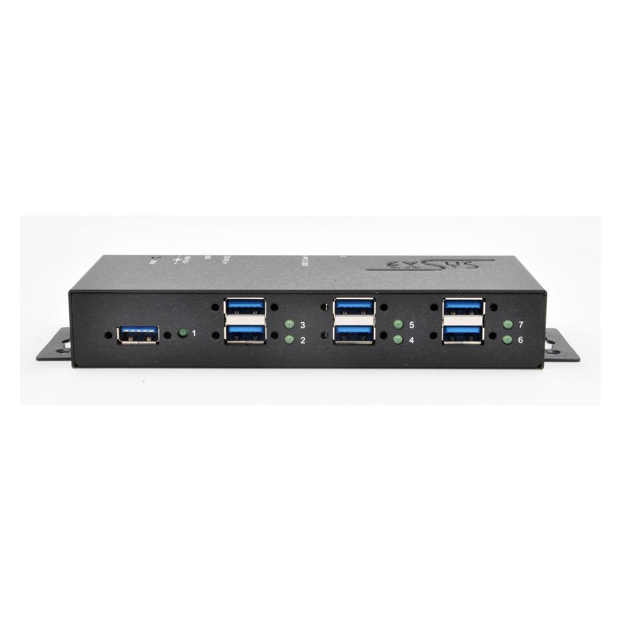 Exsys USB-Hub EX-1189HMVS-3 (USB-B, 7 Ports) (EX-1189HMVS-3)