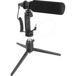 DELOCK 66582 - Kondensatormikrofon, für DSLR und Smartphones