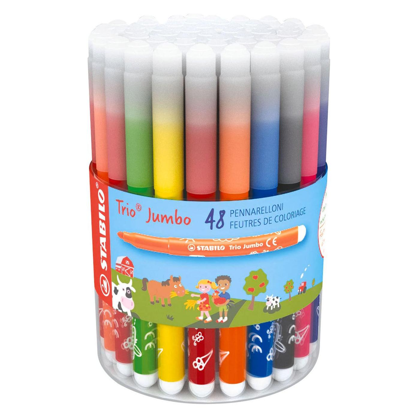 Stabilo Trio Jumbo, 48-teilige Dose (48x) (39811248)