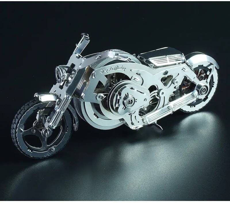 Time For Machine Chrome Rider - Puzzle 3D Mécanique en Métal