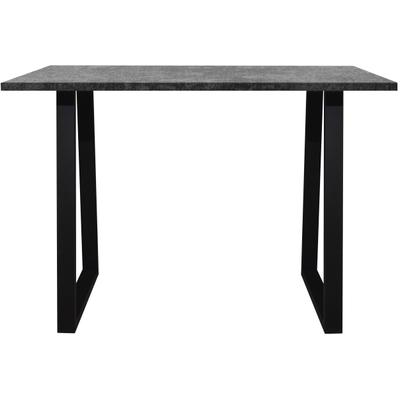 Tresentisch MÄUSBACHER "Bartresentisch Metall", schwarz (schwarz feinstruktur, graphit, schwarz feinstruktur, graphit), B:140cm H:109cm T:70cm, Tische, Bartresentisch Metallgestell, Höhe 109 cm