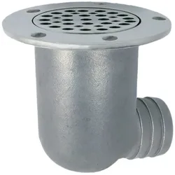 Wasserablauf mit Schlauchanschluss, A4, 2" (50mm)