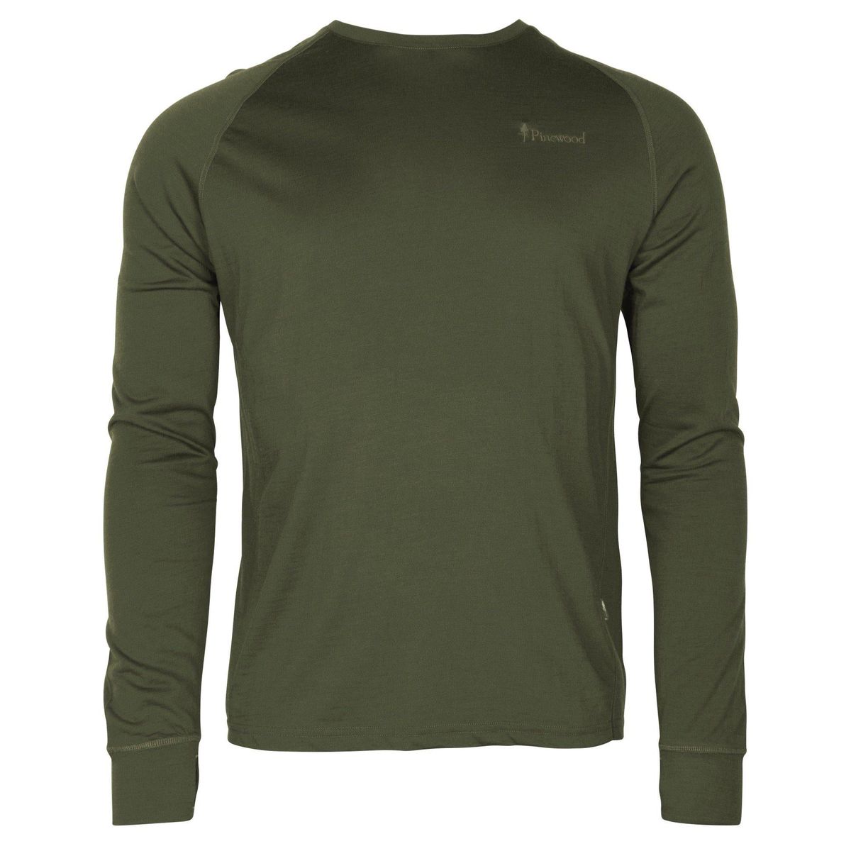 Pinewood Lappland Merino Wool Long Sleeve T-shirt mossgreen (135) 3XL 1-54890135010
