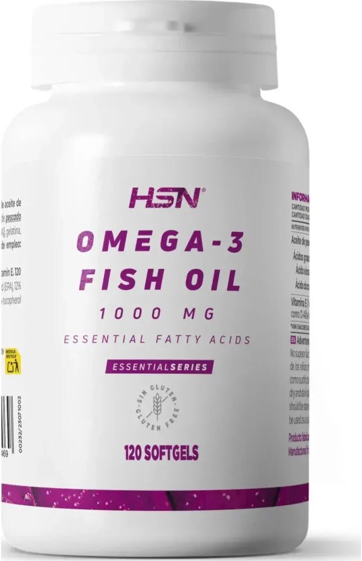 HSN Omega-3 Aceite Pescado 1000mg 120 perlas