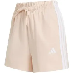 ADIDAS Damen Shorts Essentials 3-Streifen Cotton, Größe XS in Pink Pink