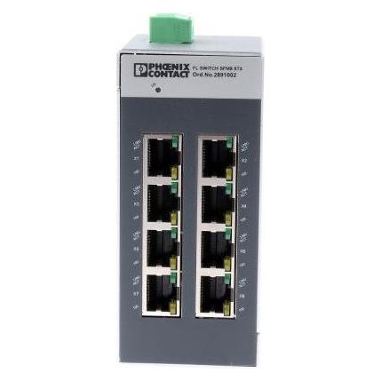 Phoenix Contact Ethernet-Switch 8xRJ45-Anschl. (8 Ports) (2891002)