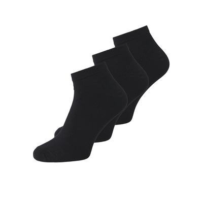 Freizeitsocken JACK & JONES "JACBASIC BAMBOO SHORT SOCK 3 PACK NOOS", Herren, schwarz, Materialmix, unifarben, Socken, mit hochwertiger Materialzusammensetzung