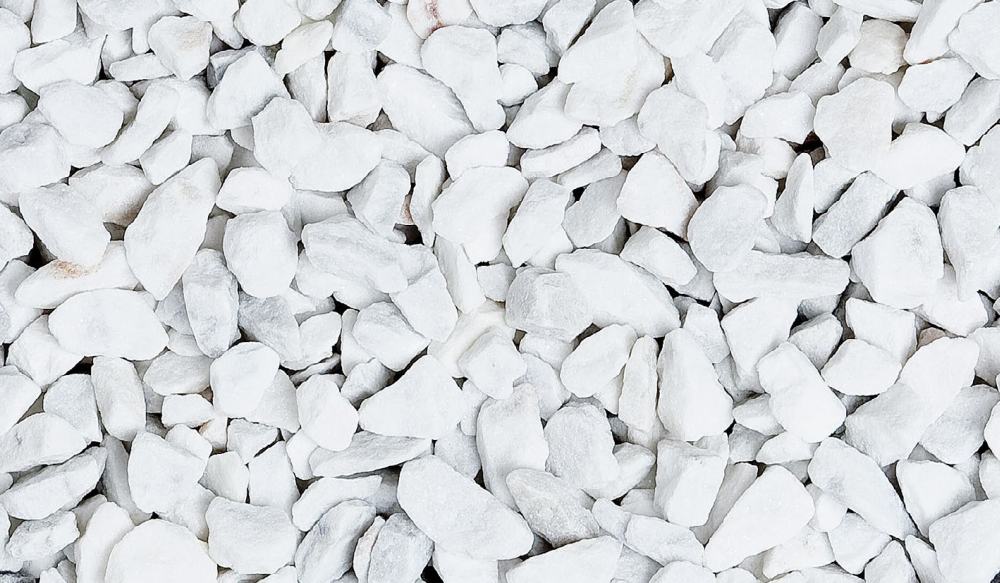 Bellamoli Granulati Splitt Bianco Carrara 3 - 5 mm weiß 25 kg