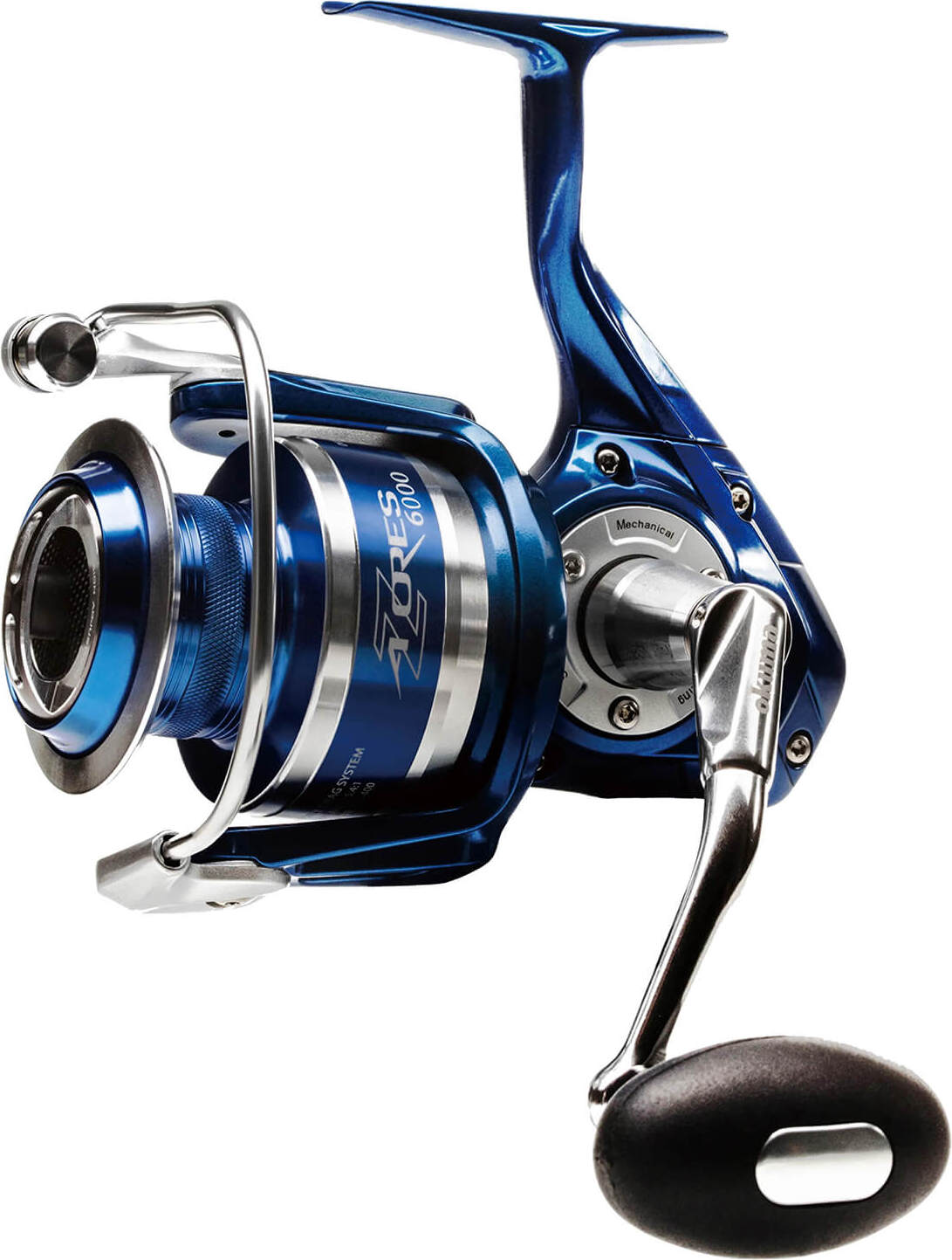 Okuma Azores Blau Salzwasser Spinnrolle 5500