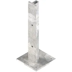 OSMO Pfostenanker für Aluminiumpfosten Typ D Zum Aufdübeln