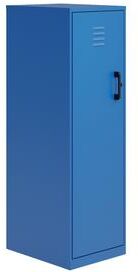 "Space Solutions 46.38"" H 4 Shelf Storage Locker Cabinet, Metal, Fully Assembled, Classic Blue"