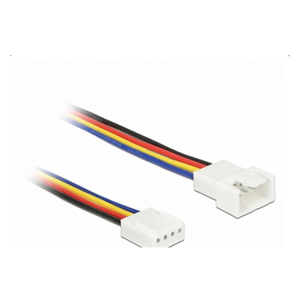 Delock Pin Lüfteranschluss-Stecker, Pin Lüfteranschluss-Buchse, 20 AWG (50 cm, 4 pin PWM) (85362)