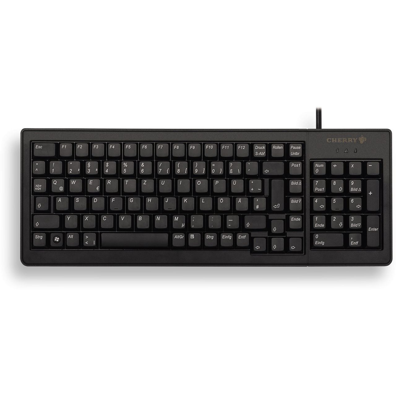 CHERRY G84-5200LCMEU-2 CHERRY ML PS/2 & USB Englisch schwarz (kabelgebunden)