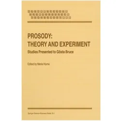 Prosody: Theory and Experiment, Fachbücher
