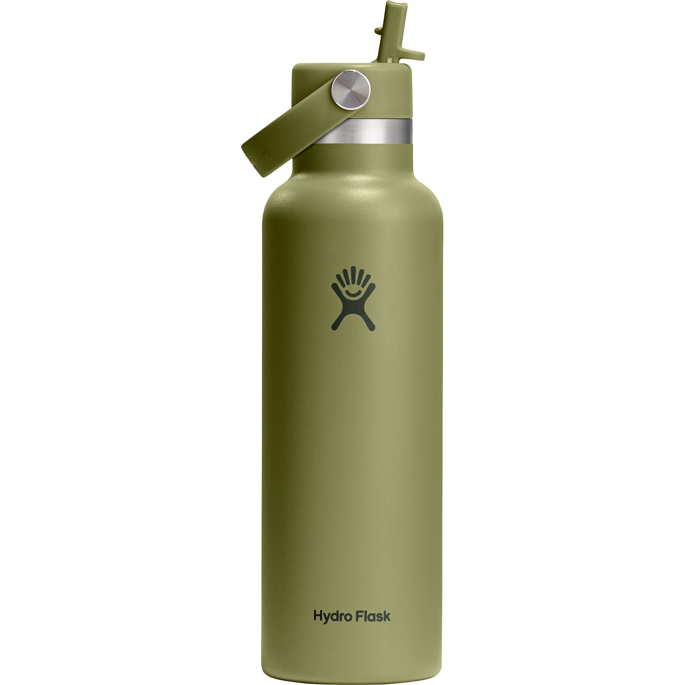 Hydro Flask 21oz Standard Flex Straw Isolierflasche Isolierflaschen oliv Größe 0.621L Trekking