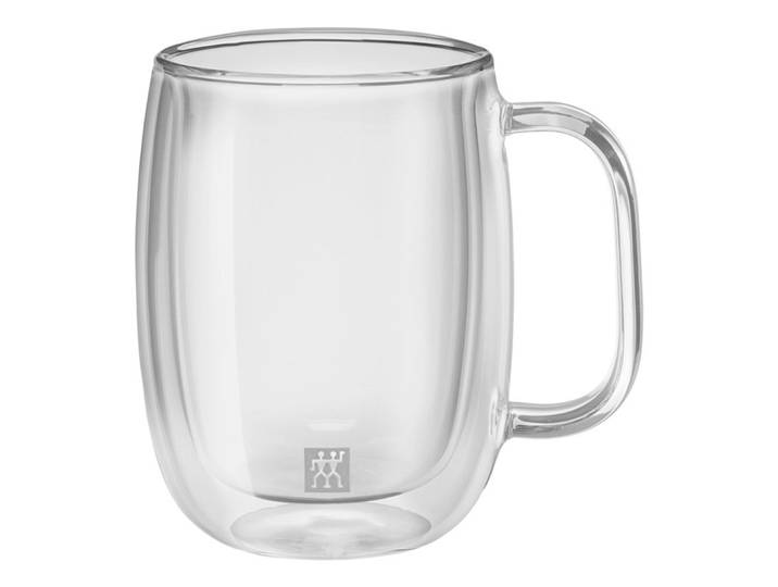 Zwilling Kaffeetasse Sorrento Café transparent Borosilikat-Glas H 27 cm 0.355 l - Kaffeetasse
