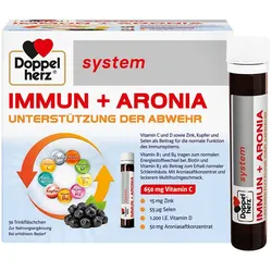 DOPPELHERZ Immun+Aronia system Ampullen 30 St