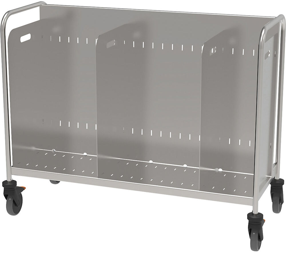 kaiserkraft GN-Stapelwagen, einseitig, LxBxH 1200 x 500 x 970 mm
