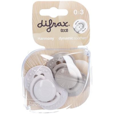 Difrax Fopspeen Dynamic Harmony 0-3m 2 St Schnuller
