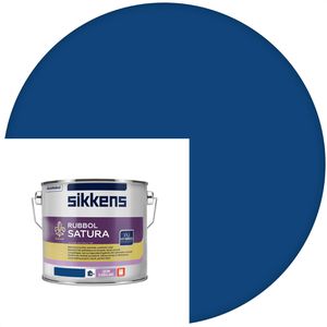 Sikkens Lackfarbe Rubbol Satura, 2,5l, enzianblau RAL 5010, innen & außen, seidenglänzend
